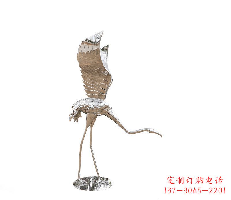 宁德不锈钢火烈鸟雕塑灿烂耀眼的艺术之作