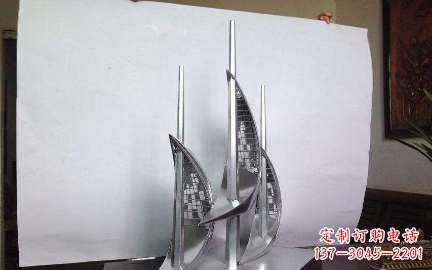 宁德不锈钢帆船雕塑传承精神的象征