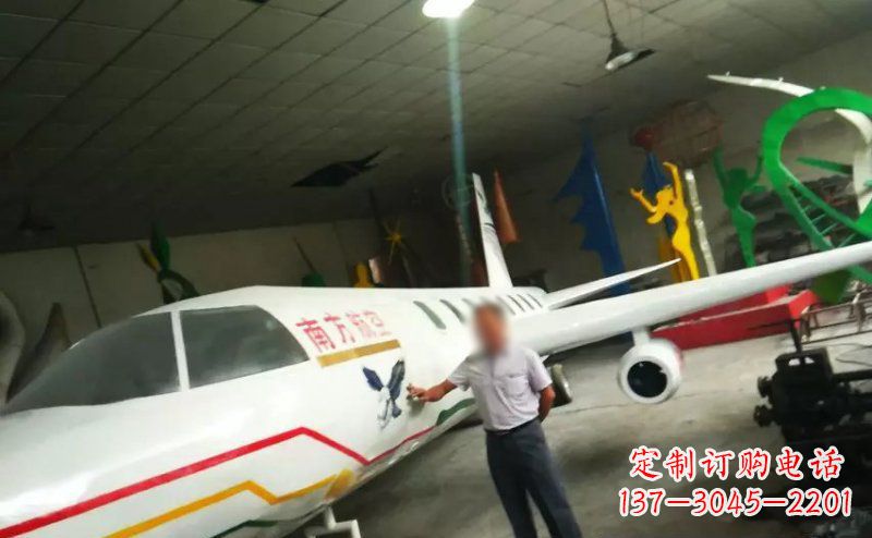 宁德不锈钢飞机雕塑精美的艺术作品