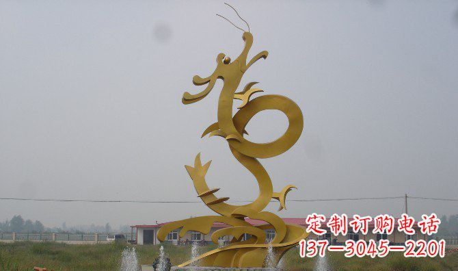 宁德不锈钢飞龙雕塑