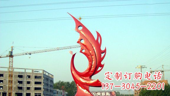 宁德不锈钢凤凰城市雕塑