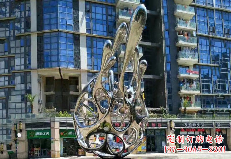 宁德不锈钢龙雕塑——象征着力量与灵气