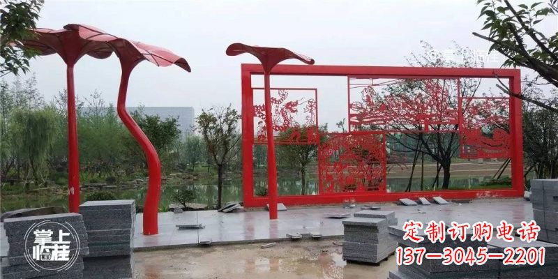 宁德不锈钢剪纸龙凤雕塑精美雕刻传承古老文化