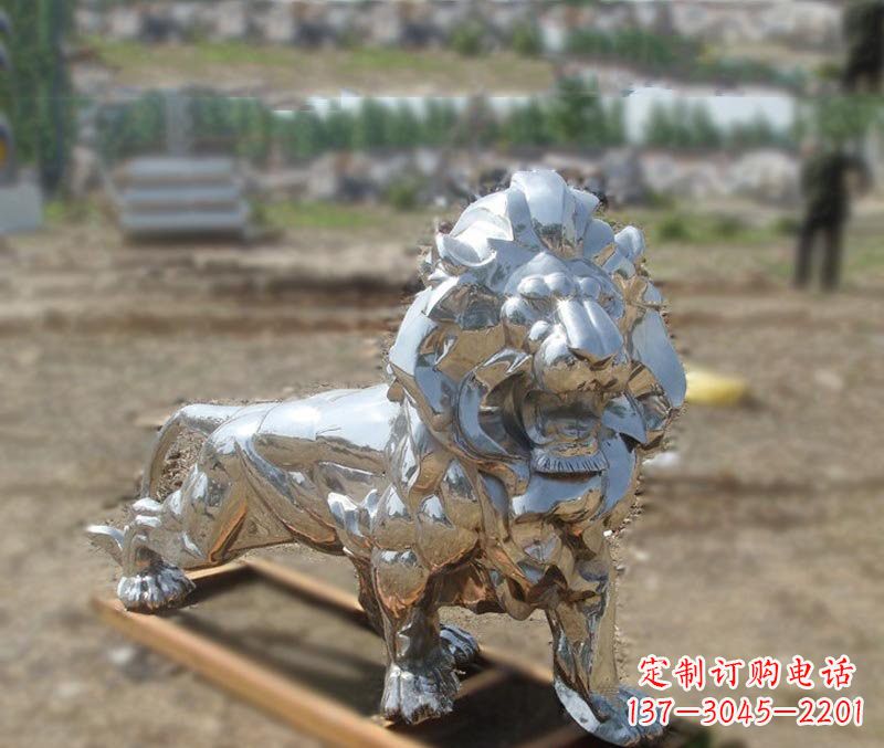 宁德不锈钢雕刻的狮子