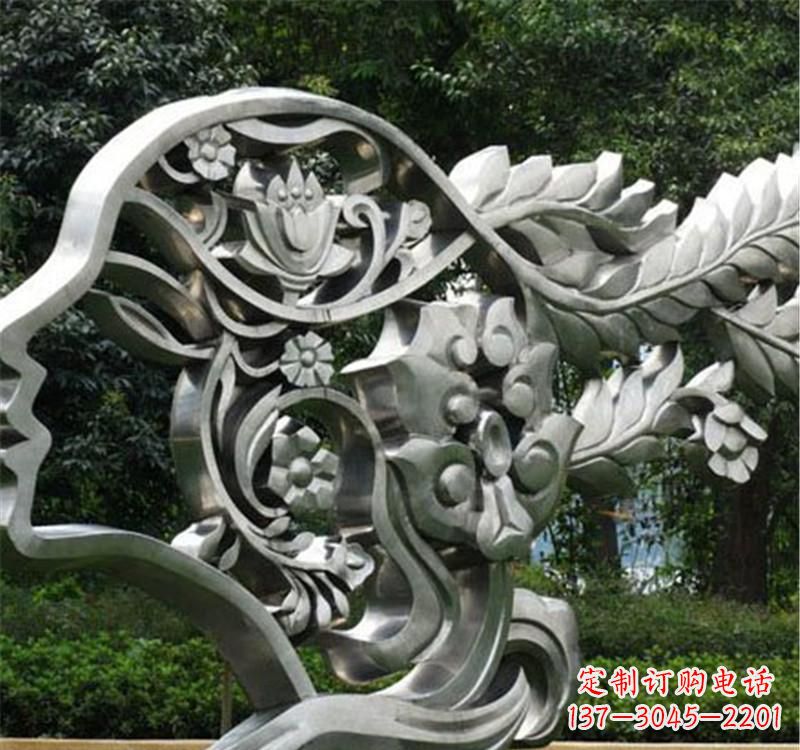 宁德不锈钢雕塑美丽的象征