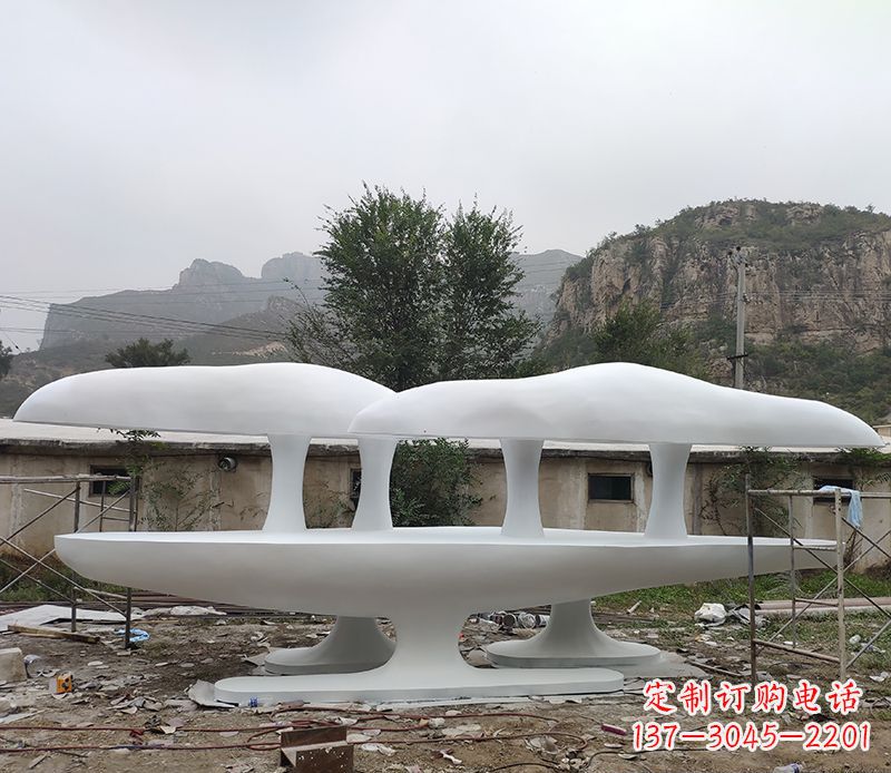 宁德不锈钢蘑菇雕塑美丽的景观装置