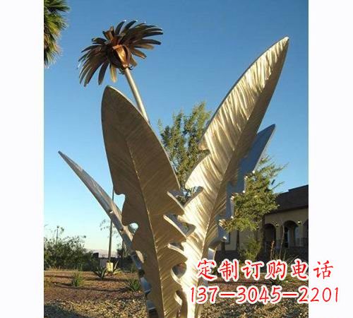 宁德不锈钢蒲公英雕塑——点缀公园美景