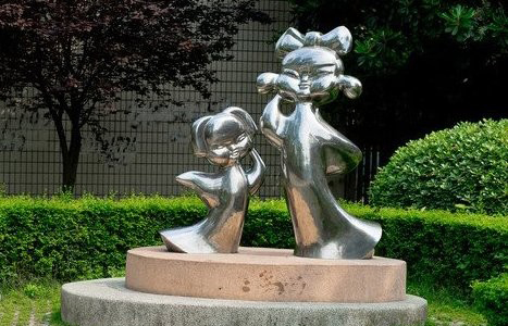 宁德不锈钢古代儿童雕塑让每个孩子都有一个家