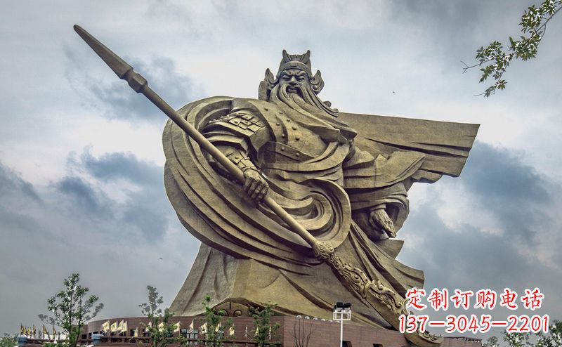 宁德不锈钢关公广场景观雕塑