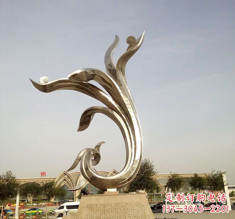 宁德凤凰雕塑,让不锈钢广场更加精彩