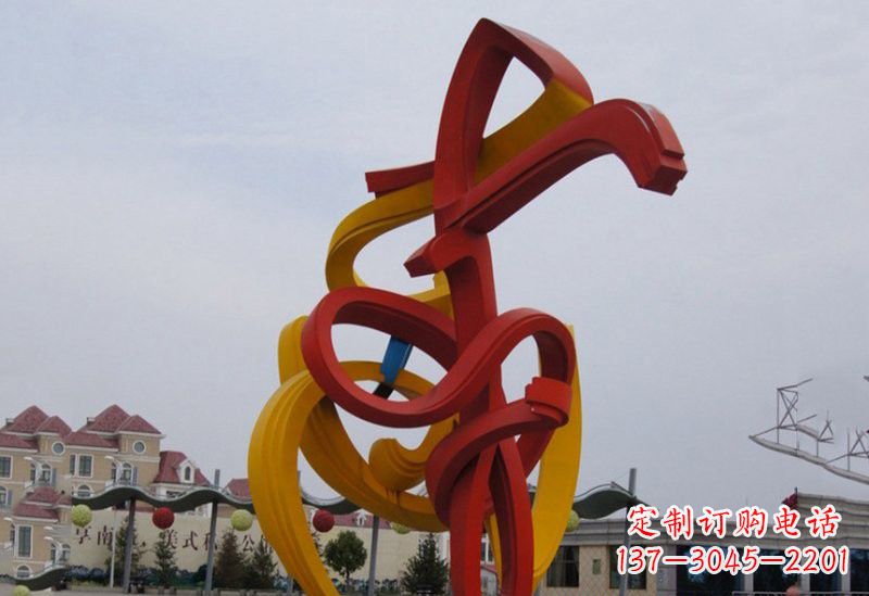 宁德不锈钢音符雕塑美妙的视觉音乐