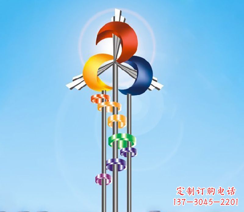宁德不锈钢广场风车雕塑