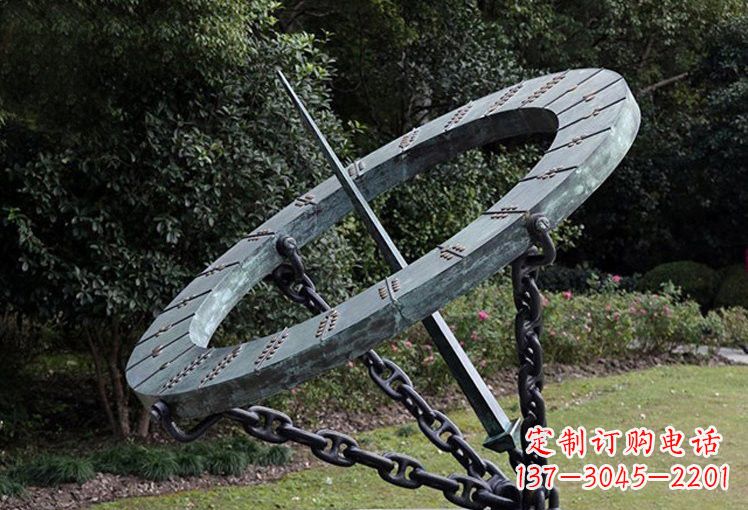 宁德不锈钢日晷雕塑精致的艺术符号