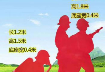 宁德表彰消防英雄——不锈钢消防员人物雕塑