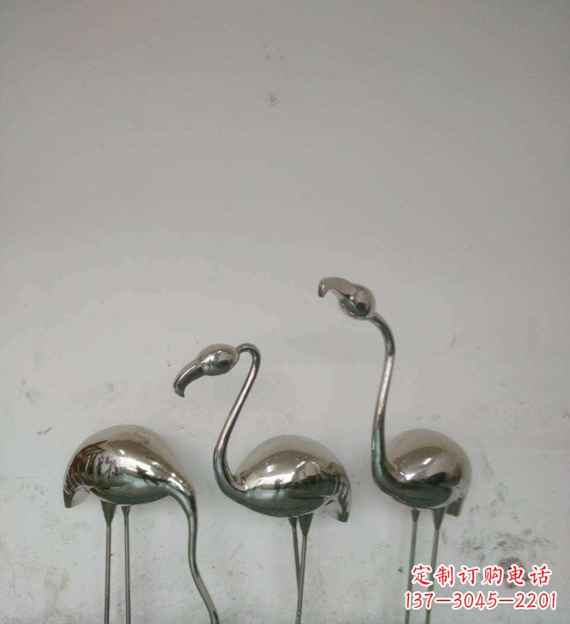 宁德不锈钢火烈鸟雕塑把自然之美带入公园
