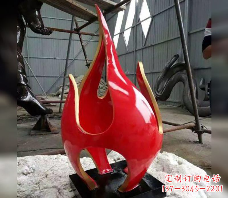 宁德不锈钢火龙果雕塑传承传统文化的艺术品