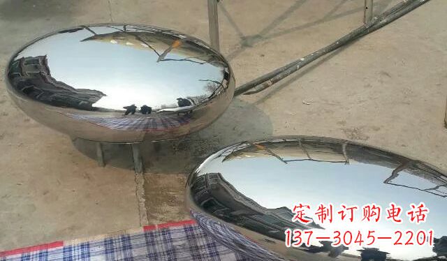 宁德不锈钢鸡蛋雕塑精美的艺术作品