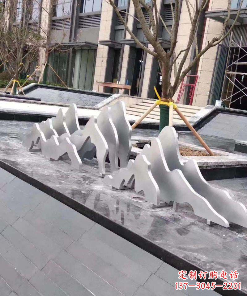 宁德不锈钢假山景观雕塑