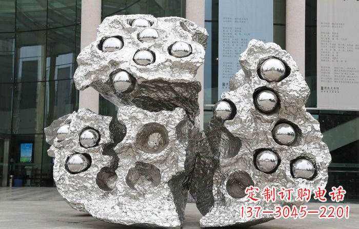 宁德不锈钢莲蓬雕塑——传承古老文化的艺术瑰宝