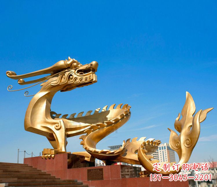 宁德不锈钢金龙雕塑