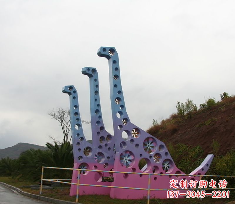 宁德不锈钢恐龙雕塑精致的古代艺术