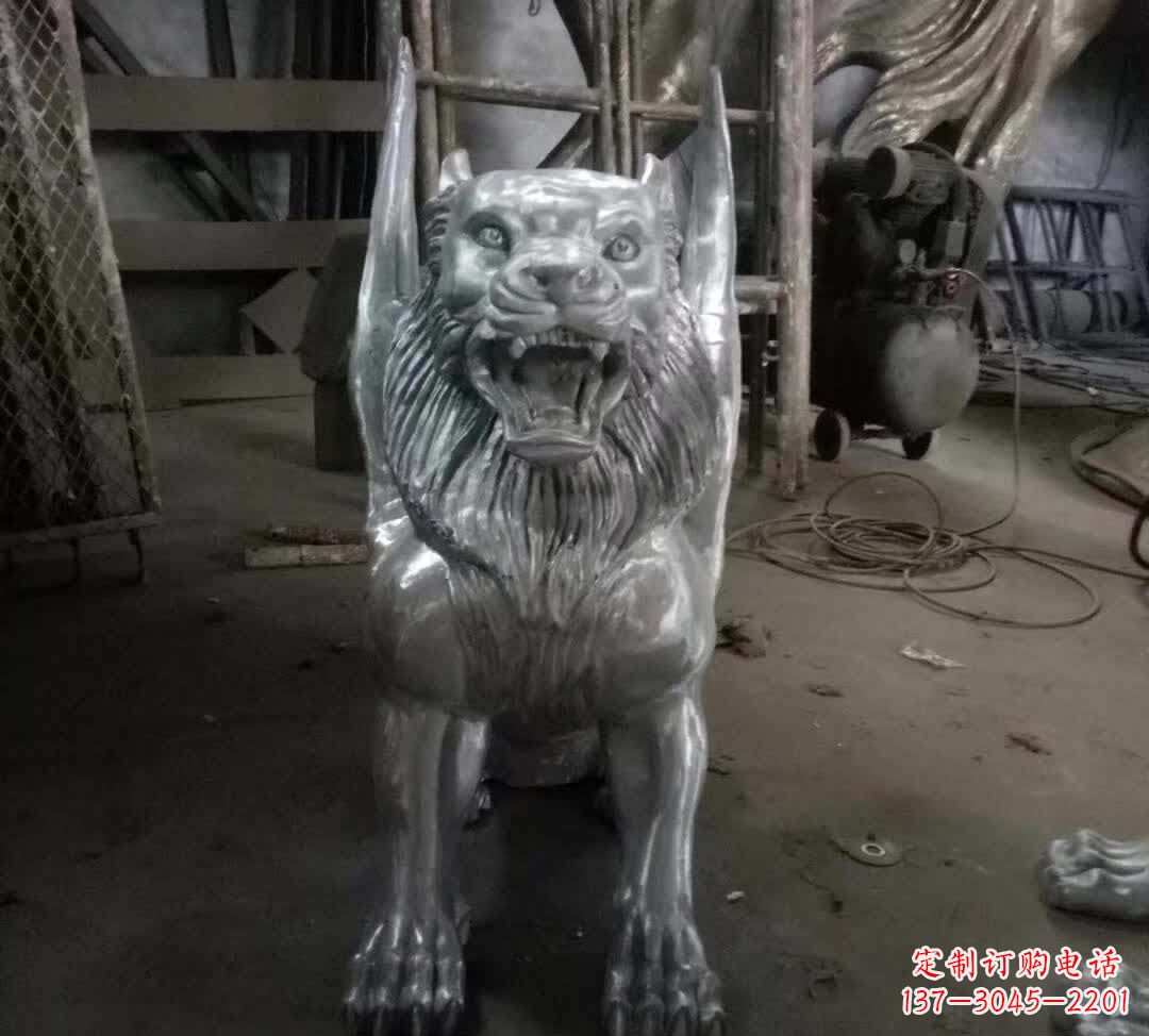 宁德不锈钢老虎雕塑经典的艺术品