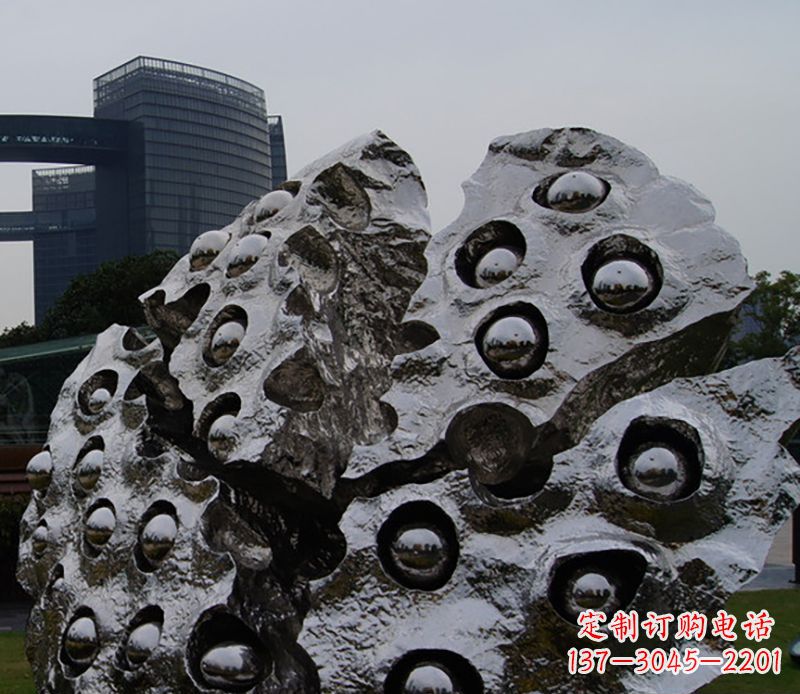 宁德不锈钢莲蓬雕塑精美绝伦