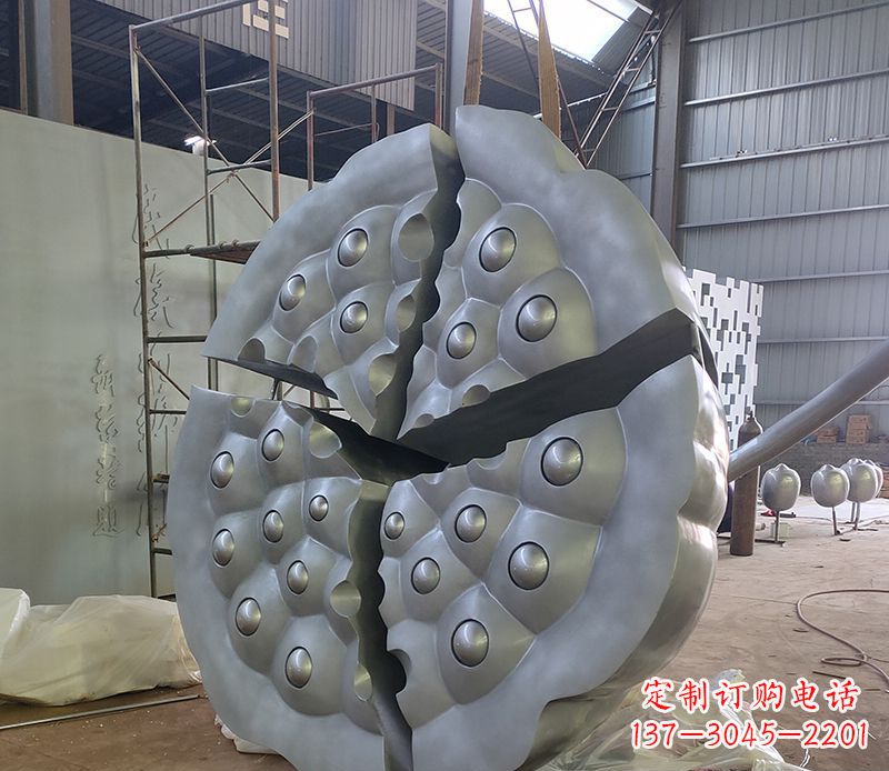 宁德不锈钢莲蓬景观雕塑