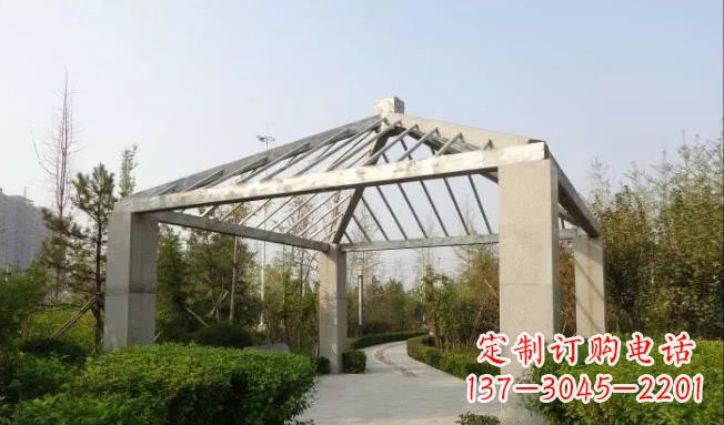 宁德不锈钢凉亭雕塑点缀公园景观