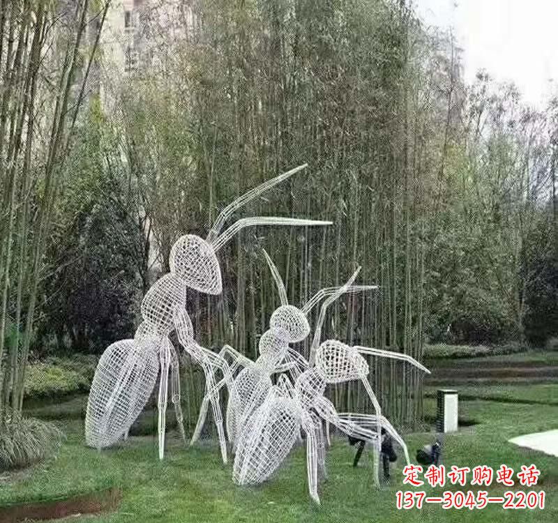 宁德不锈钢镂空蚂蚁雕塑艺术细节的精彩绝伦