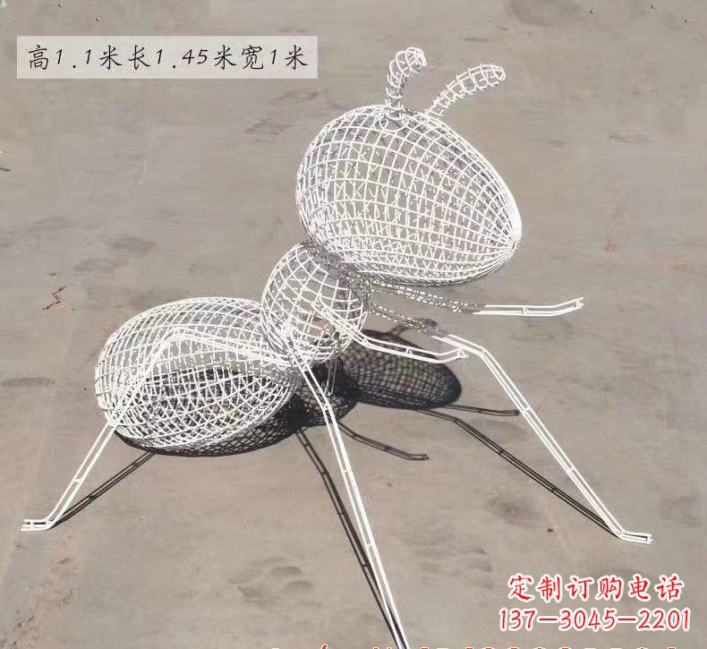 宁德不锈钢镂空蚂蚁雕塑