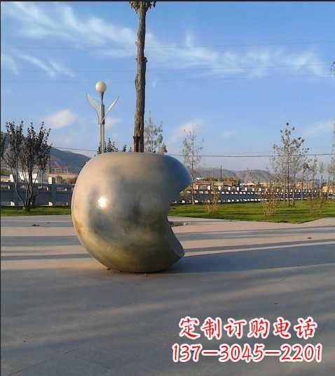 宁德不锈钢苹果雕塑艺术与现实的完美结合