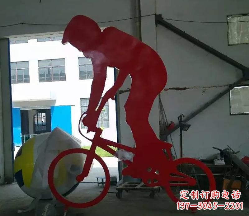 宁德不锈钢自行车雕塑激发自行车运动的热情
