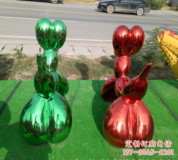宁德不锈钢气球狗雕塑