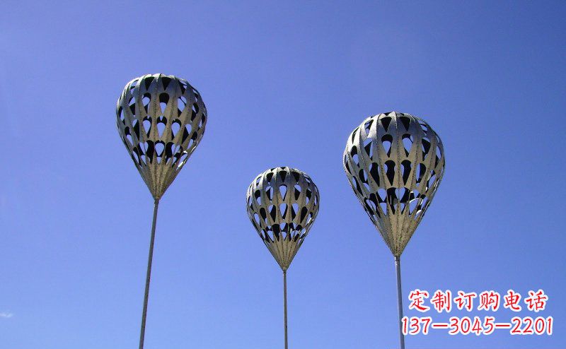 宁德不锈钢气球雕塑把美丽带回大自然