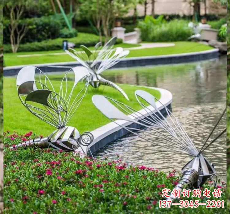 宁德不锈钢蜻蜓一件完美的动物雕塑