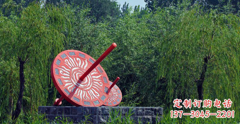 宁德不锈钢日晷校园雕塑点亮校园时光