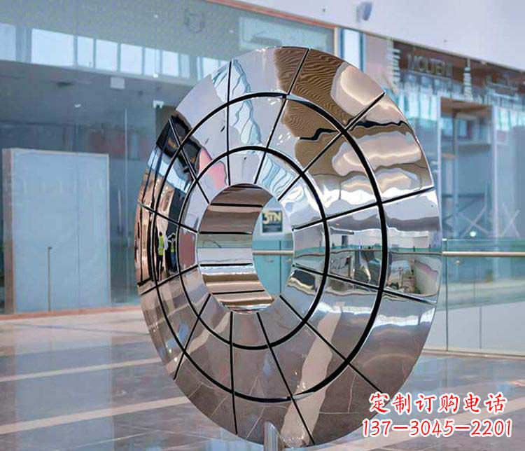 宁德不锈钢圆环雕塑——精美的艺术精品