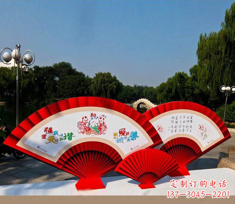 宁德不锈钢价值观雕塑——见证社会主义核心价值观