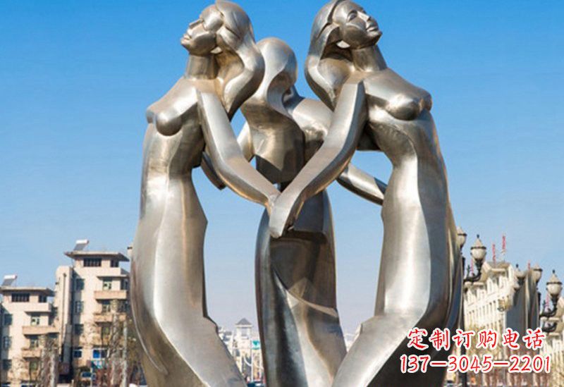 宁德不锈钢女孩雕塑