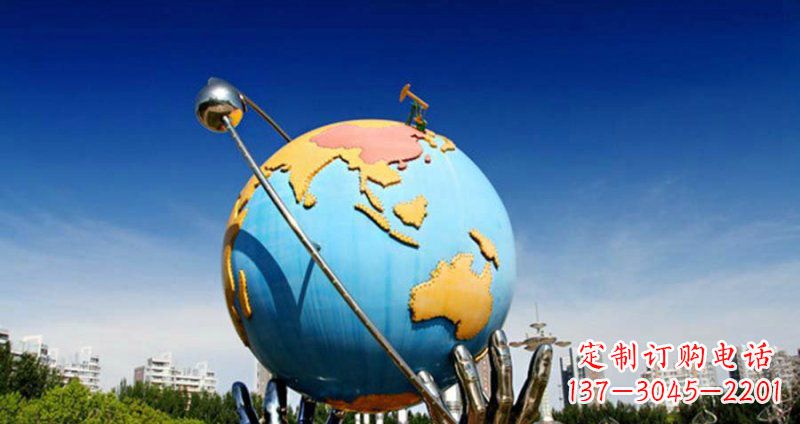 宁德不锈钢地球雕塑一个充满环保意义的艺术品