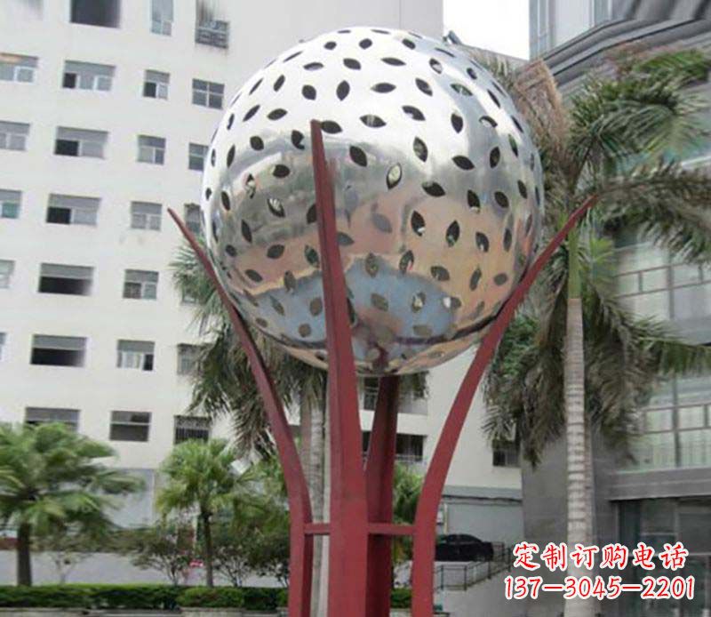 宁德镂空树叶雕塑——给校园景观增添灵动之美