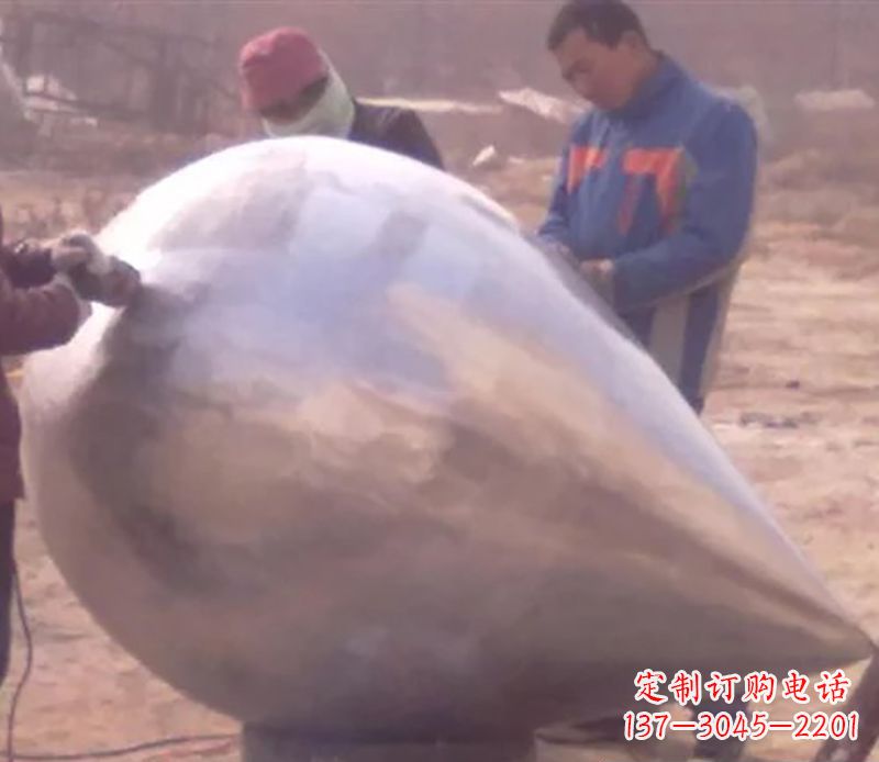 宁德不锈钢水滴雕塑精致美丽的艺术品