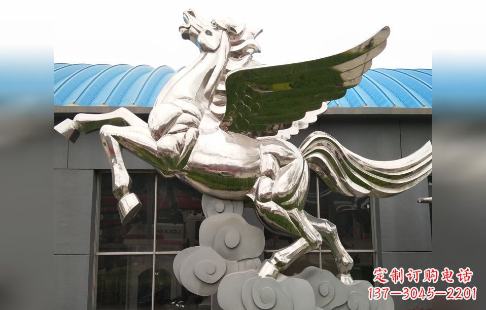 宁德不锈钢飞马雕塑艺术的精髓