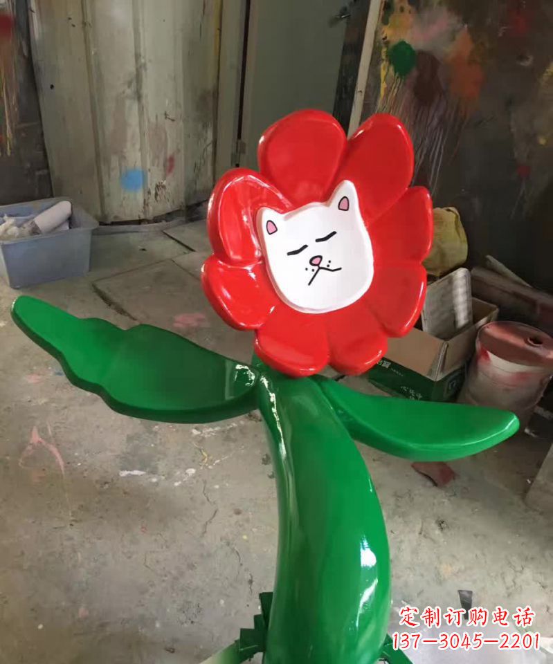 宁德不锈钢太阳花雕塑美丽的景观装饰