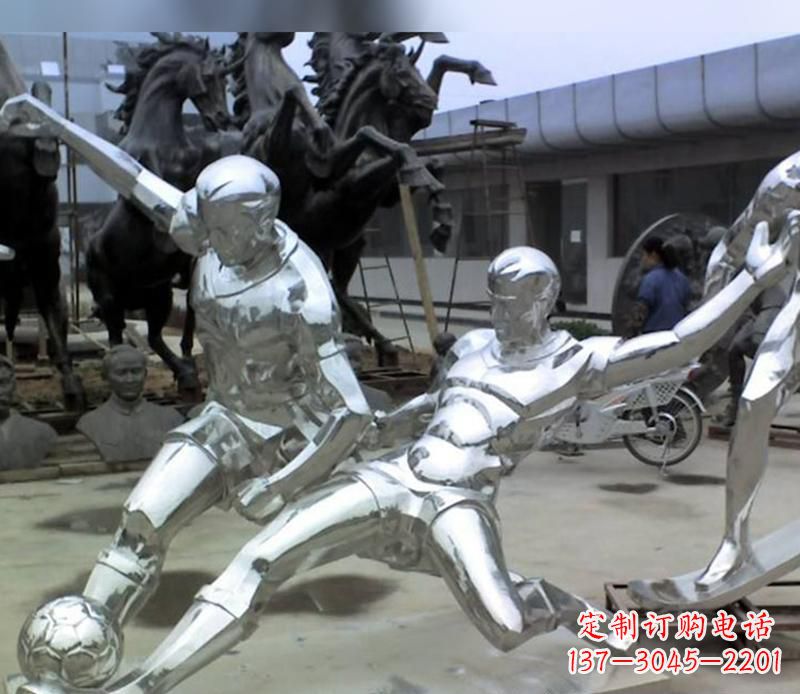 宁德足球运动雕塑