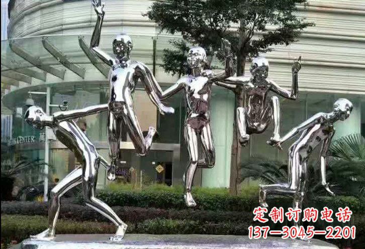 宁德勇敢跳跃的儿童雕塑