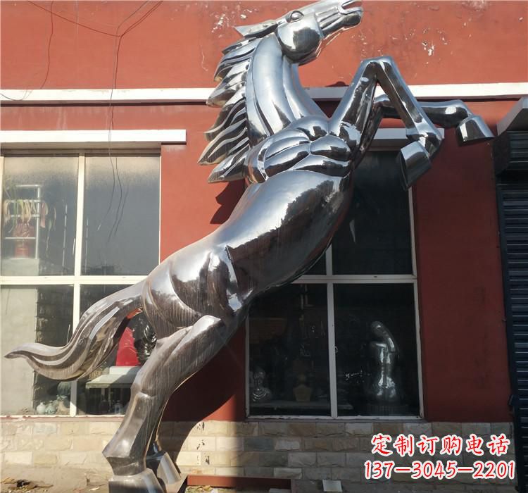 宁德不锈钢跳跃马雕塑