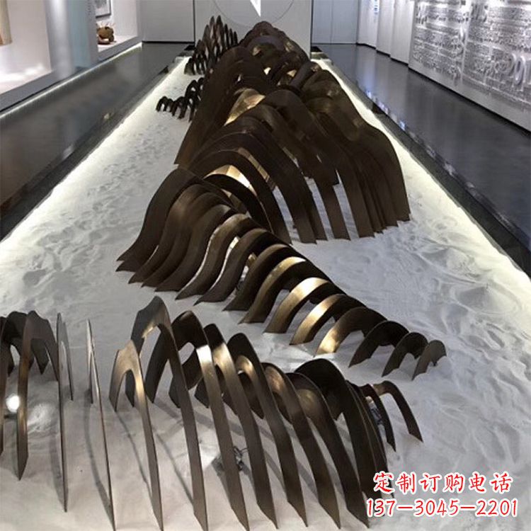 宁德不锈钢铁艺假山雕塑让自然风景回归