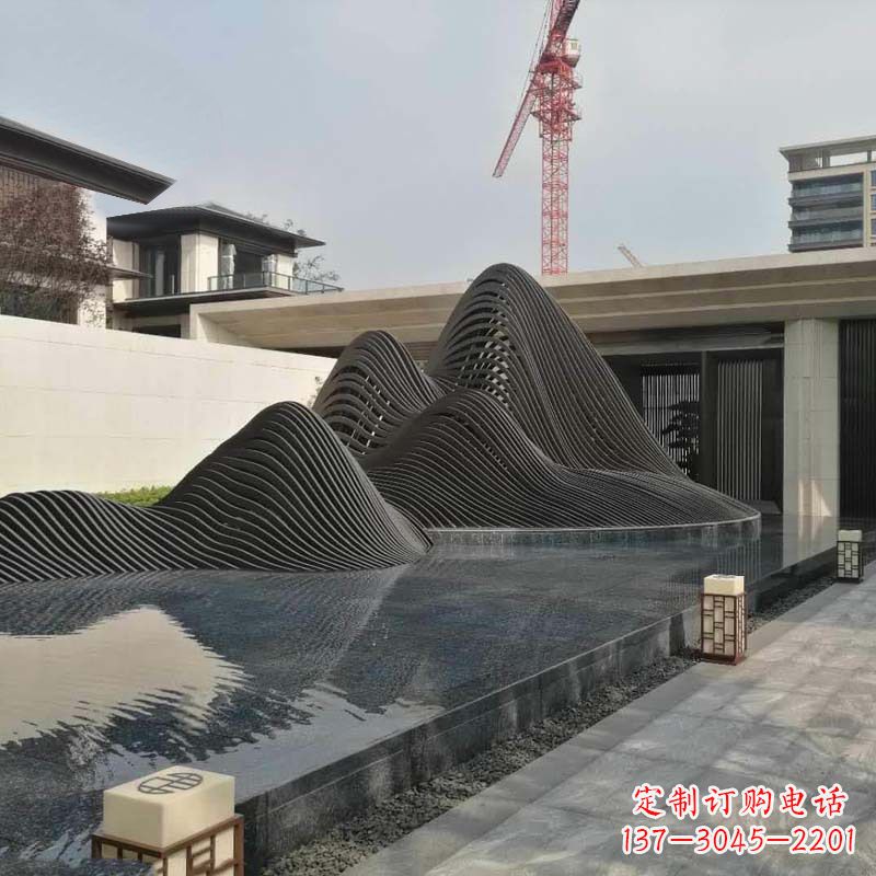 宁德不锈钢铁艺假山艺术性的美化